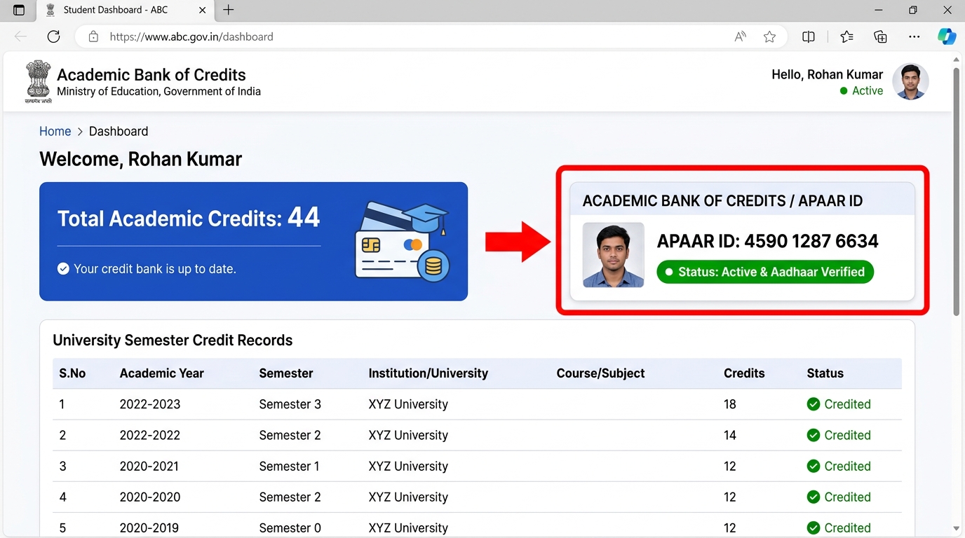 How to Check APAAR ID Status Online on ABC Student Dashboard (How to Get My APAAR ID)